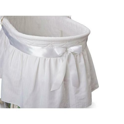portable baby bassinet newborn cradle white moses basket infant nursery